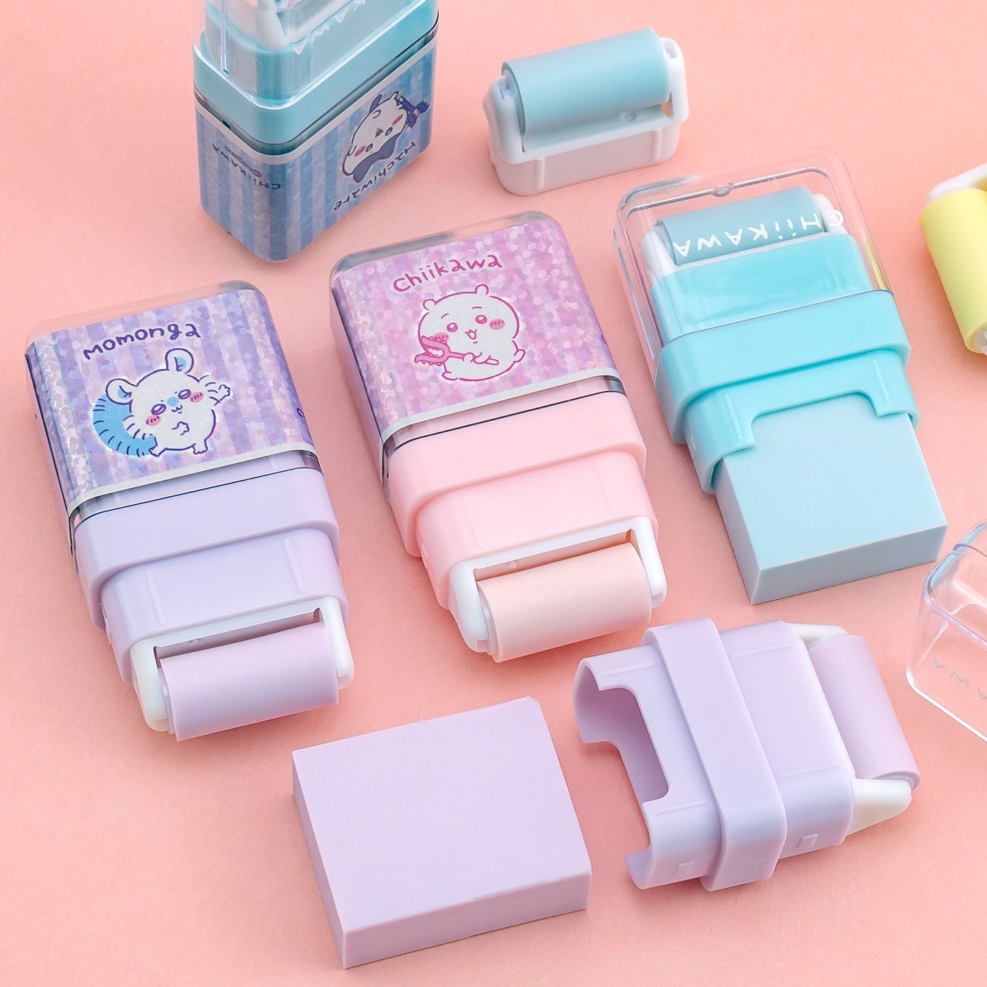 Ideal Stationery & Office Supply - Urocza Chiikawa Momonga 2w1 Kreskówkowa Gumka