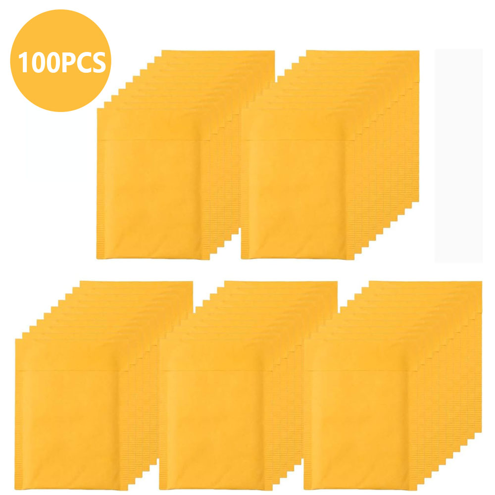 Letter Envelope Kraft - 100 szt. Koperta bąbelkowa Wysyłanie opakowania