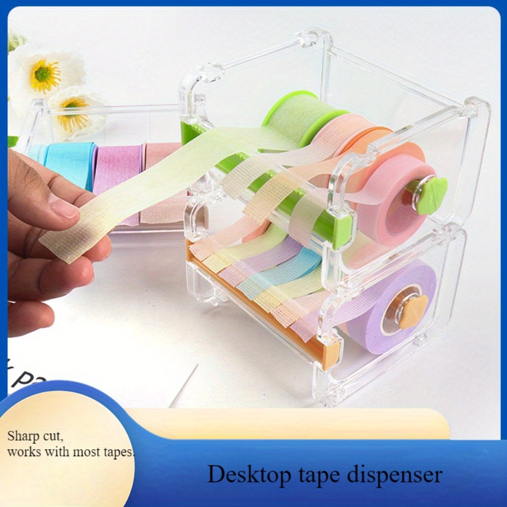 Washi Tape Set - Wielofunkcyjny dozownik taśmy klejącej, przenośny nożyk