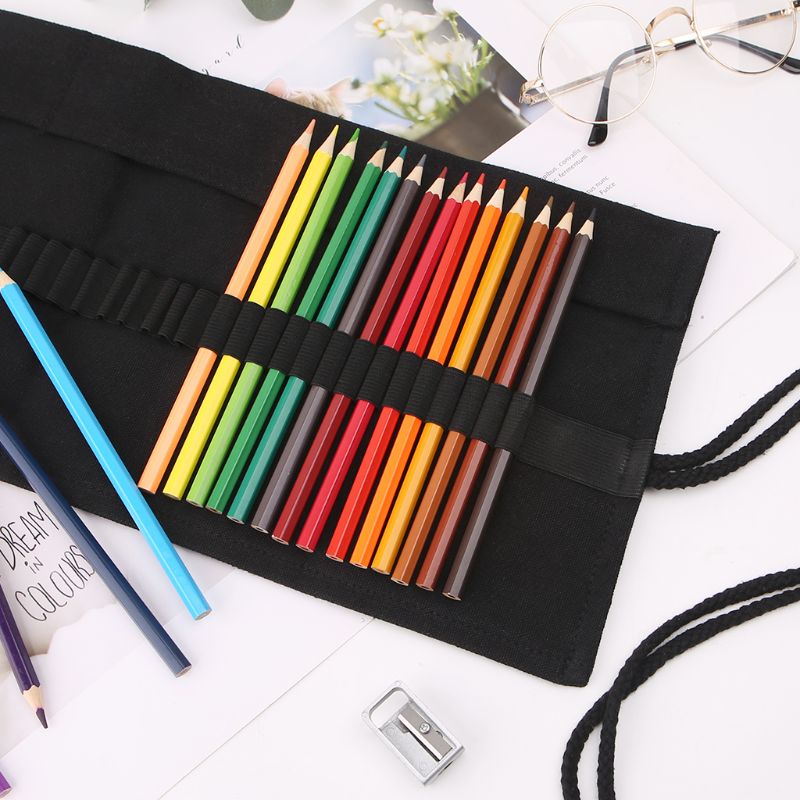 Ołówek szkolny w kolorze czarn – Pen Pouch Roll recenzja i cena