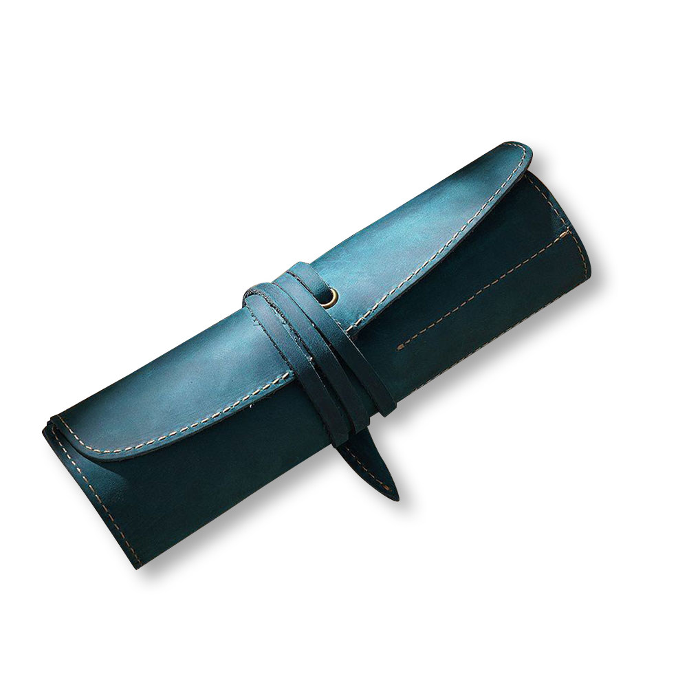 Ręcznie robiony, stylowy, nieb – Pen Pouch Roll recenzja i cena