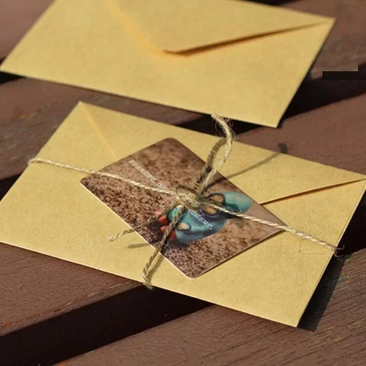 30 szt. Duże trójkątne koperty – Letter Envelope Kraft recenzja i cena