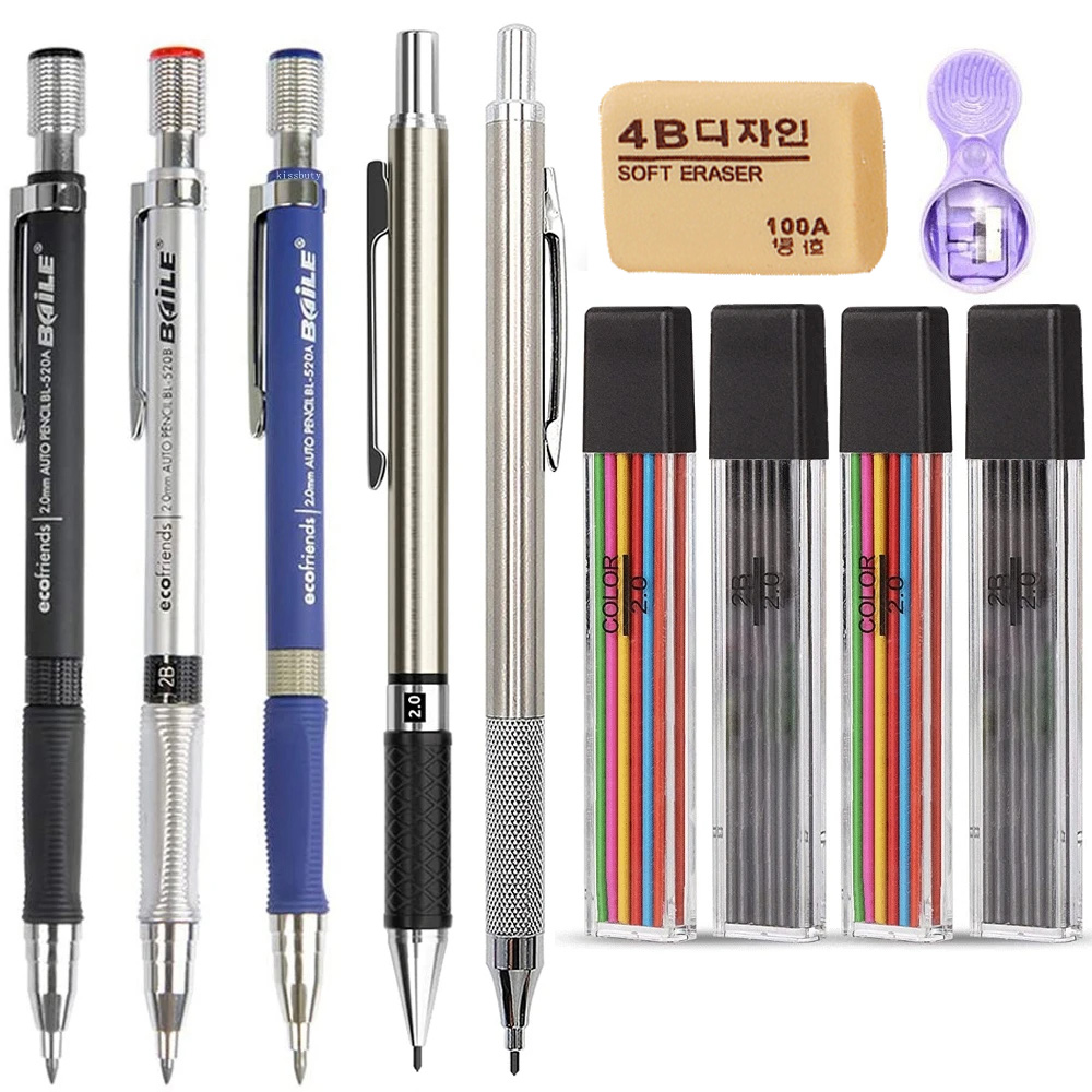 Ołówki automatyczne 2.0mm 2B d – Ideal Stationery & Office Supply recenzja i cena